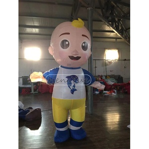 Hengyue personaje de dibujos animados inflable bebé niño para decoración de fiesta eventos publicidad inflable <span class=keywords><strong>JJ</strong></span> niño a la venta modelo inflable - Product Image 3