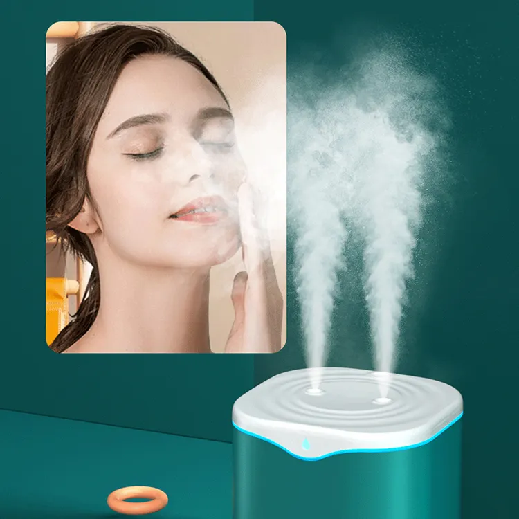 2200ML के लिए यूएसबी हवा Humidifier कार्यालय डबल स्प्रे बंदरगाह के लिए आवश्यक तेल Aromatherapy विसारक शांत धुंध निर्माता Fogger घर