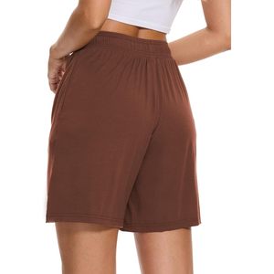 Shorts de pyjama personnalisés pour femmes, doux et confortables, pour l'été, avec cordon de serrage et poches - Product Image 4