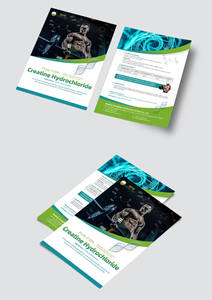 โบรชัวร์กระดาษพิมพ์สองขนาด A5 A6 A4ใบปลิวบริการออกแบบได้ตามต้องการสำหรับธุรกิจยิมและกีฬา - Product Image 3