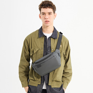 Riñonera Unisex de Gran Capacidad, Ligera, de Nailon con Cierre, Bolso de Hombro Portátil con Función para Teléfono Móvil, Bolso Mensajero para Negocios - Product Image 6
