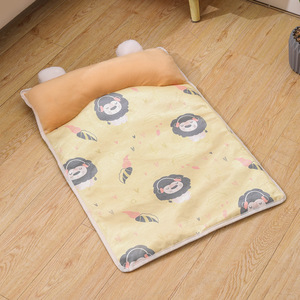 Tapis d'été pliable en soie glacée, style dessin animé, lit pour animaux de compagnie pour petits et moyens chiens et chats - Product Image 4