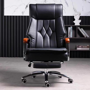 Genuine Leather Executive <b>Chair</b> Modern Minimalist Ergonomic Massage Height Adjustable Comfortable Computer <b>Study</b> Business <b>Chair</b> - Product Image 2