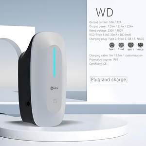 Station de recharge murale pour véhicules électriques 7kW 11kW 22kW en gros, <span class=keywords><strong>pas</strong></span> chère, Type 2 Type 1 GBT NACS, modèles basiques et intelligents en option - Product Image 4