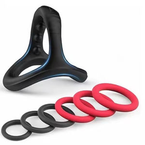 Anillo Vibrador Fino para Parejas, Estimulación del Clítoris, Juguete Sexual de Silicona, Funda Masturbadora para Hombres - Product Image 1
