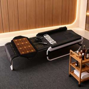 Cama de Massagem de Luxo POP RELAX em Jade, Grau Comercial, para Terapia Térmica e Massagem por Pontos de Acupressão - Product Image 6