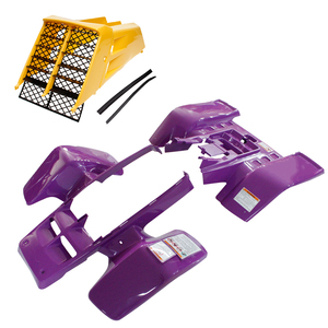 Para Yamaha Banshee YFZ350 YFZ 350 1987-2006 ATV: Piezas de plástico para el cuerpo, guardabarros, radiador, carenado, cubierta lateral del tanque y parrilla. - Product Image 1