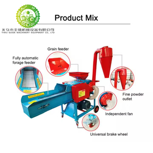 Máquina Cortadora de Forraje Agrícola YIWU GUIDE, Color Verde, Alta Productividad, Equipo de Procesamiento de Cultivos para Granjas Lecheras - Product Image 5