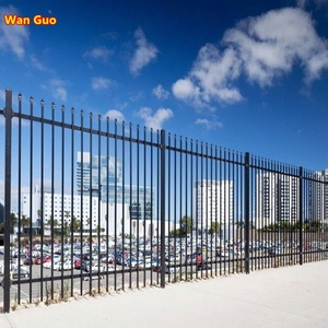 Chất lượng cao thép đen 6 feet hàng rào hình ống đa năng trang trại picket hàng rào cho Bảo mật nhà ngoài trời bảo trì thấp - Product Image 2