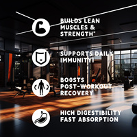 Proteína de Suero de Leche Directo de Fábrica, Crecimiento Muscular Magro, Recuperación Post-Entrenamiento, Apoyo a la Salud Inmunológica