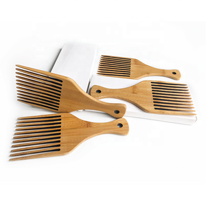 Vente en gros label privé peigne lisseur pour <span class=keywords><strong>barbe</strong></span> en bois pic <span class=keywords><strong>afro</strong></span> bambou <span class=keywords><strong>brosse</strong></span> en bois personnalisée <span class=keywords><strong>brosse</strong></span> technique en bois 3 cm 1000 - Product Image 3