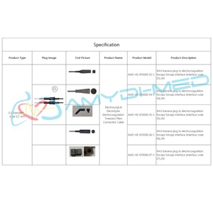 Cable Reutilizable ESU para Pinzas Bipolares Electroquirúrgicas - Product Image 4