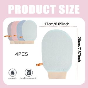 Gant de gommage corporel personnalisé en rayonne et viscose, style Hammam marocain, exfoliant, en soie turque, pour le corps - Product Image 2