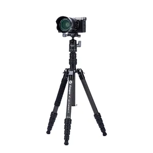 Double Extension Lightweight Tripod Outdoor Travel Photography Professional Carbon Fiber Tripod Camera Video Tripod