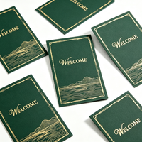 Individueller Logodruck Offsetdruck Minimalistischer Luxus-Karton Schlüsselkartenhalter für Hotels und Ferienwohnungen