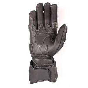 Guantes de Ciclismo de Dedos Completos para Motociclistas, Colores Personalizados, Hechos de Cuero, Deportes al Aire Libre, Correa de Muñeca Ajustable, Resistentes al Viento, para Carreras - Product Image 2