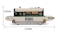 DUOQI FR-900 imprimante à encre sèche professionnelle scellant 0-300 ℃ réglable 23KG poids industriel machine d'emballage