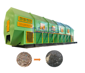 เครื่องคัดแยกขยะฝังกลบแบบอัตโนมัติ OEM พร้อมระบบคัดแยกด้วยดรัมสกรีน - Product Image 1