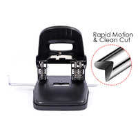 Máquina Perforadora de Papel Metálica de Alta Resistencia con Distancia entre Agujeros de 7-8 cm para Carpetas de Hojas Sueltas A4/A5/B5, Disponible para Pedidos de Muestra