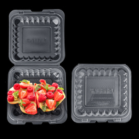 Umwelt freundliche Einweg-Mikrowelle Bento Box PP Kunststoff Reiss chale Lunch Container zum Mitnehmen Gefrorene Lebensmittel Lagerung Mikrowelle sicher