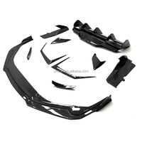 Accessoires automobiles pour Lambor Huracan STO Vorstener : Kit carrosserie en fibre de carbone sèche, comprenant séparateurs avant, prises d'air de capot, jupes latérales et diffuseur arrière