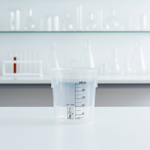 Bécher en PP à forme basse de 100 ml avec impression sérigraphique noire, facile à lire et <span class=keywords><strong>empilable</strong></span>, pour laboratoire BIOSTELLAR - Product Image 5
