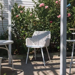 YUNING <span class=keywords><strong>Marbella</strong></span> Juego de comedor al aire libre de 7 piezas para jardín Patio Terrazas y patios Colección elegante de mesas al aire libre - Product Image 4