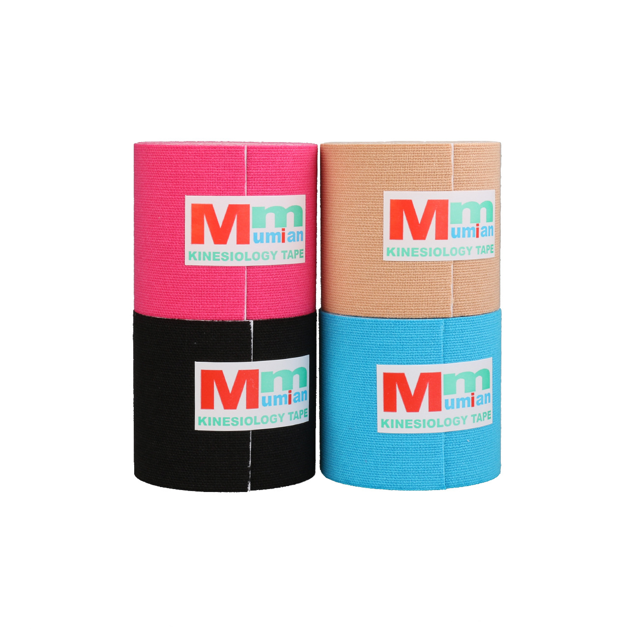 Elastic cotton tape kinematic treatment sports tape bandage muscle strain patch 3m*5cm