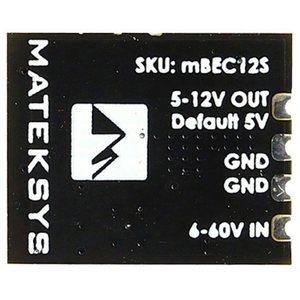 MATEK MBEC12S MICRO BEC 6-60V vers 5V/9V/12V-ADJ pour modèle réduit d'avion RC, hélicoptère, drones de course FPV, pièces de rechange DIY - Product Image 2