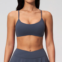 Nouveau soutien-gorge de yoga à dos croisé, sous-vêtement de sport, haut de fitness pour la course, vêtements de yoga pour femmes