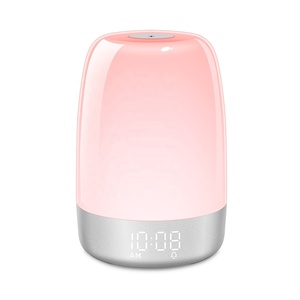 RGB Sunrise <span class=keywords><strong>Reloj</strong></span> despertador Luz <span class=keywords><strong>de</strong></span> despertador con Sunrise Lámpara <span class=keywords><strong>de</strong></span> noche colorida Sunset Night Light FM radio <span class=keywords><strong>reloj</strong></span> Luces naturales - Product Image 5