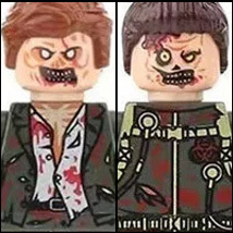 Moc Thành Phố <span class=keywords><strong>Zombie</strong></span> <span class=keywords><strong>Mini</strong></span> Hành Động Con Số Xây Dựng Khối Halloween Chết Người Lính Quân Đội Gạch Đồ Chơi - Product Image 3