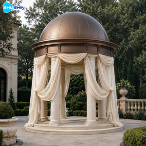Pavillon de jardin <span class=keywords><strong>en</strong></span> marbre naturel de luxe, style europé<span class=keywords><strong>en</strong></span>, <span class=keywords><strong>pour</strong></span> projets de villas et de paysagisme de complexes hôteliers - Product Image 3