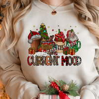 Vente flash : Transfert thermique pour t-shirt, thème Noël, impression par transfert DTF, ambiance actuelle