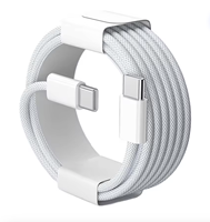 Câble de charge rapide USB double type C PD 60w 6A pour iPhone 15 Pro Max iPad, câble de données type C pour Samsung Galaxy Xiaomi