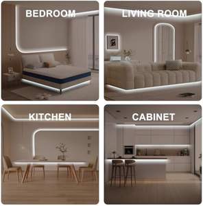 <span class=keywords><strong>2835</strong></span> 24V 24W 8mm 10mm iluminación LED para dormitorio cocina armario tocador espejo interior brillo ajustable tira de luz - Product Image 5