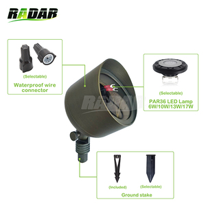 RAL-8106H thả cung cấp ngoài trời chiếu sáng tại chỗ lịch thi đấu với par36 bóng đèn cho landscapl <span class=keywords><strong>LED</strong></span> vườn ánh sáng - Product Image 5