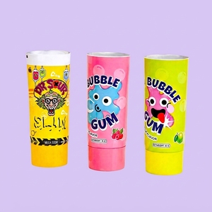 Tubes à chewing-<span class=keywords><strong>gum</strong></span> cylindriques pliables pour un rangement facile, 12,7-35 mm, écologiques, étiquette privée, logo personnalisé, bouchon à vis, impression UV - Product Image 6