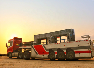 Brand New Design Pole Transport Semi-<b>trailer</b> Sy9401tyc Use for Transporting Prefabricated Wall Panels - Product Image 6