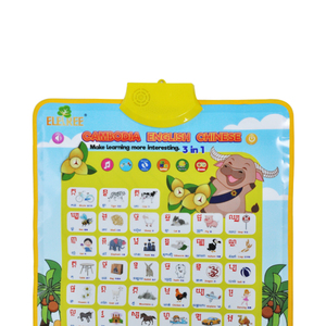 Poster Educativo Interattivo Elettronico Bilingue Inglese-Latino con Animali Parlanti e Suoni dell'Alfabeto per Bambini - Product Image 5