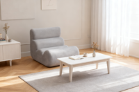 Canapé-lit confortable et inclinable, rembourré en éponge, pour une personne, idéal pour appartement ou dortoir, design moderne