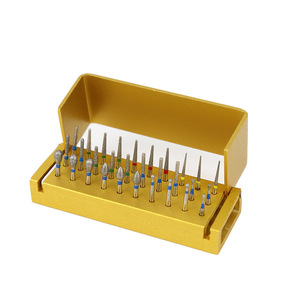 Kit de fraises dentaires 30 pièces, fraises diamantées de 1,6 mm pour la préparation et le polissage des dents, avec étui - Product Image 2