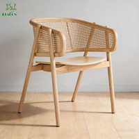 Nouveau design, style antique, meubles de salle à manger en rotin, chaise de salle à manger en bois