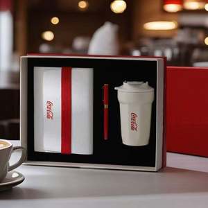 Taza de Café Personalizada de 480 ml con Cuaderno de Tapa Blanda y Cordón Elástico, Juego de Regalo con Bolígrafo para Motivar a los Empleados de la Oficina - Product Image 3