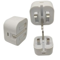 Chargeur USB-C pliable de haute qualité avec prise britannique 3 broches 20W PD3.0, adaptateur secteur de voyage à charge rapide TYPE C pour iPhone 17 16 15 14 13