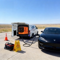Estación de Carga de Energía Móvil de Rescate con Energía Solar YIXINDIAN 140kWh 200kWh 416kWh 1000kW Carga Inalámbrica CE FCC ISO