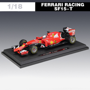 Bburago <span class=keywords><strong>Modellino</strong></span> in Scala Die-cast del Racing SF15-T, Vendita Calda # <span class=keywords><strong>Modellino</strong></span> Auto da Corsa Kimi Raikonen 7 in Scala 1/18, Auto in Lega Metallica Scorrevole - Product Image 4