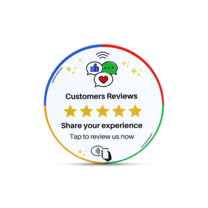 Base <span class=keywords><strong>de</strong></span> Reseñas <span class=keywords><strong>de</strong></span> Google con Código <span class=keywords><strong>QR</strong></span> Programable <span class=keywords><strong>de</strong></span> PVC, Escaneo NFC, Tacto Social y RFID - Product Image 1