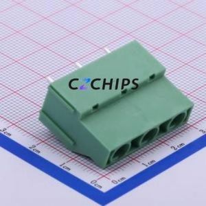 DB910-9.52-3P-GN-S <b>Screw</b> Terminal <b>Block</b> Through hole Component (THT),P=9.52mm Connector 1x3P 9.52mm Green Through Hole - Product Image 2