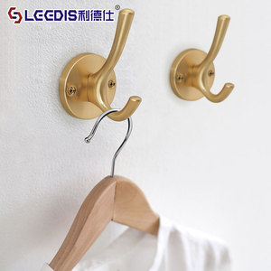 Lcedis Wall Mounted <b>Hooks</b> Gold Minimalist Single <b>Hook</b> For Coat Closet Bathroom <b>Kitchen</b> - Product Image 1